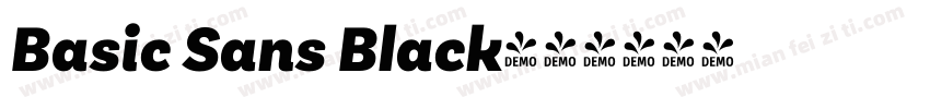 Basic Sans Black字体转换
